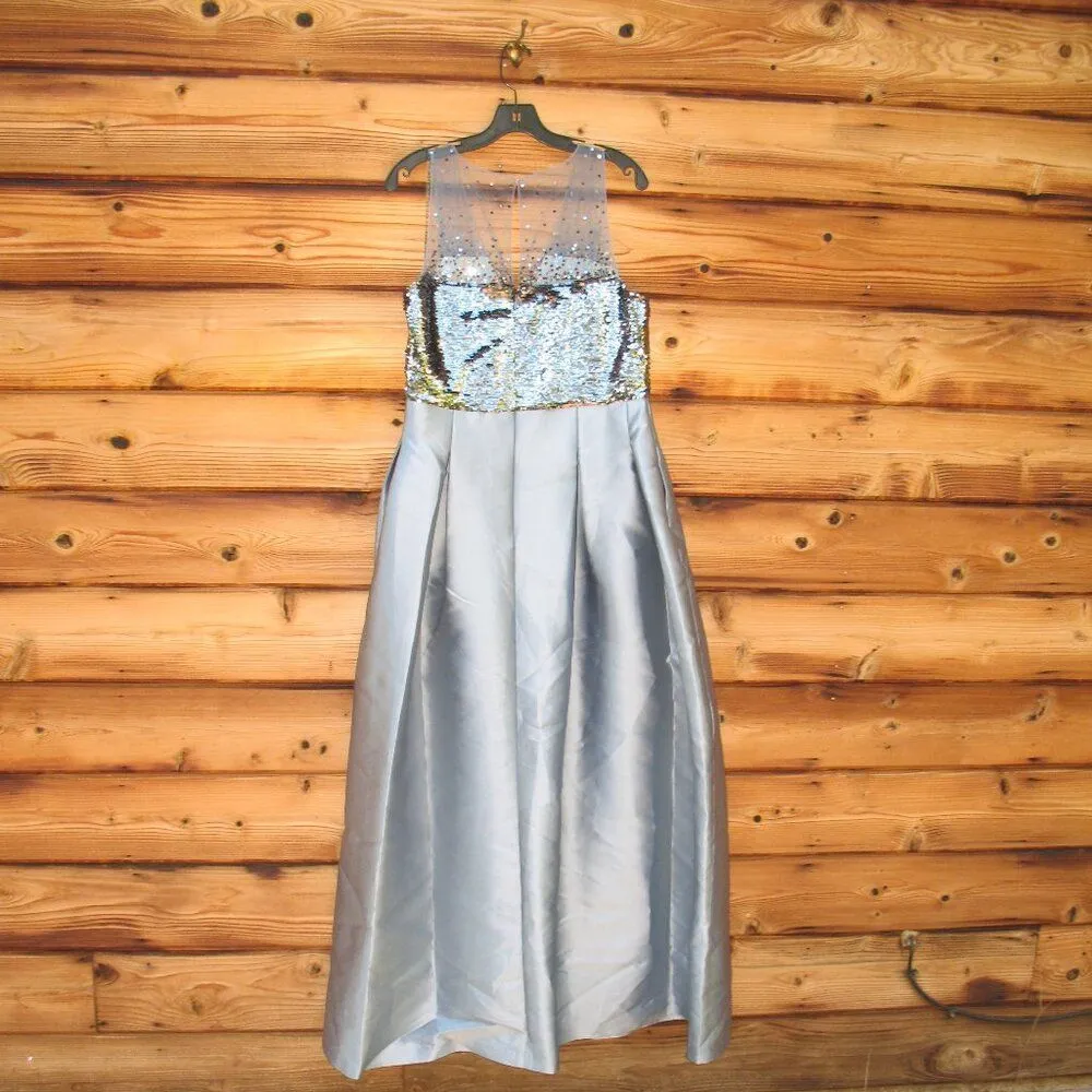 Sachin + Babi Womens Erica High Shine Gown Dress Pockets 10 $995 - Image 11