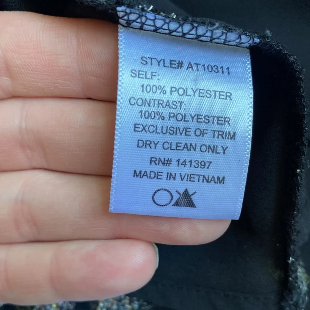 Astr the label black sequin cowl neck tank top. - Image 6