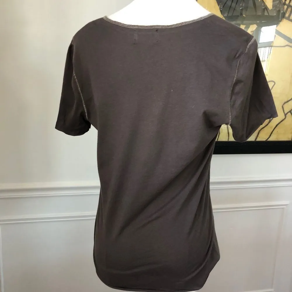 NWOT Project Social T PST Vneck TShirt Floral M - Image 6