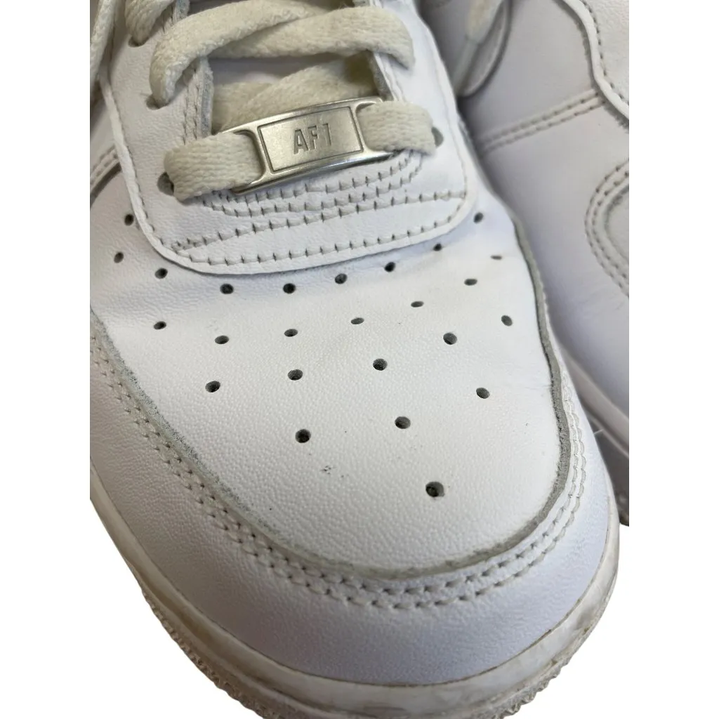 Nike Air Force 1 07 OG triple white womans sneakers Shoes size 7 SKU 8425 - Image 13