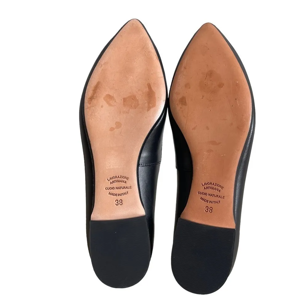 SUMMIT by White Mountain Women’s Flat Pointed Toe Leather Size EU 38 US 7.5 - Image 8