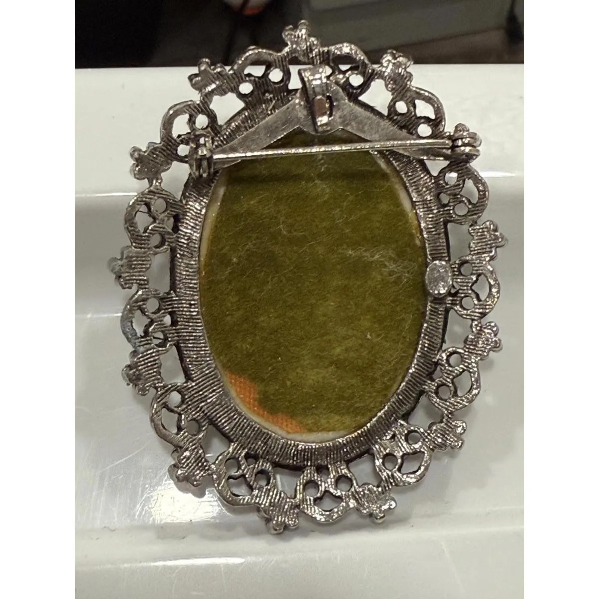 Vintage Floral Danae Brooch A Pin - Image 3