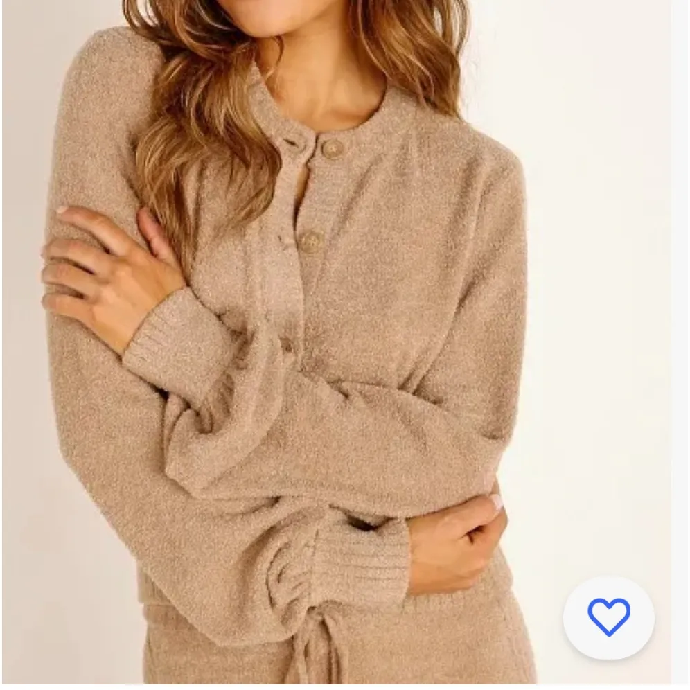 Spiritual Gangster Cozy Melody Cardigan Sweater Camel Size Large Warm Soft - Image 2