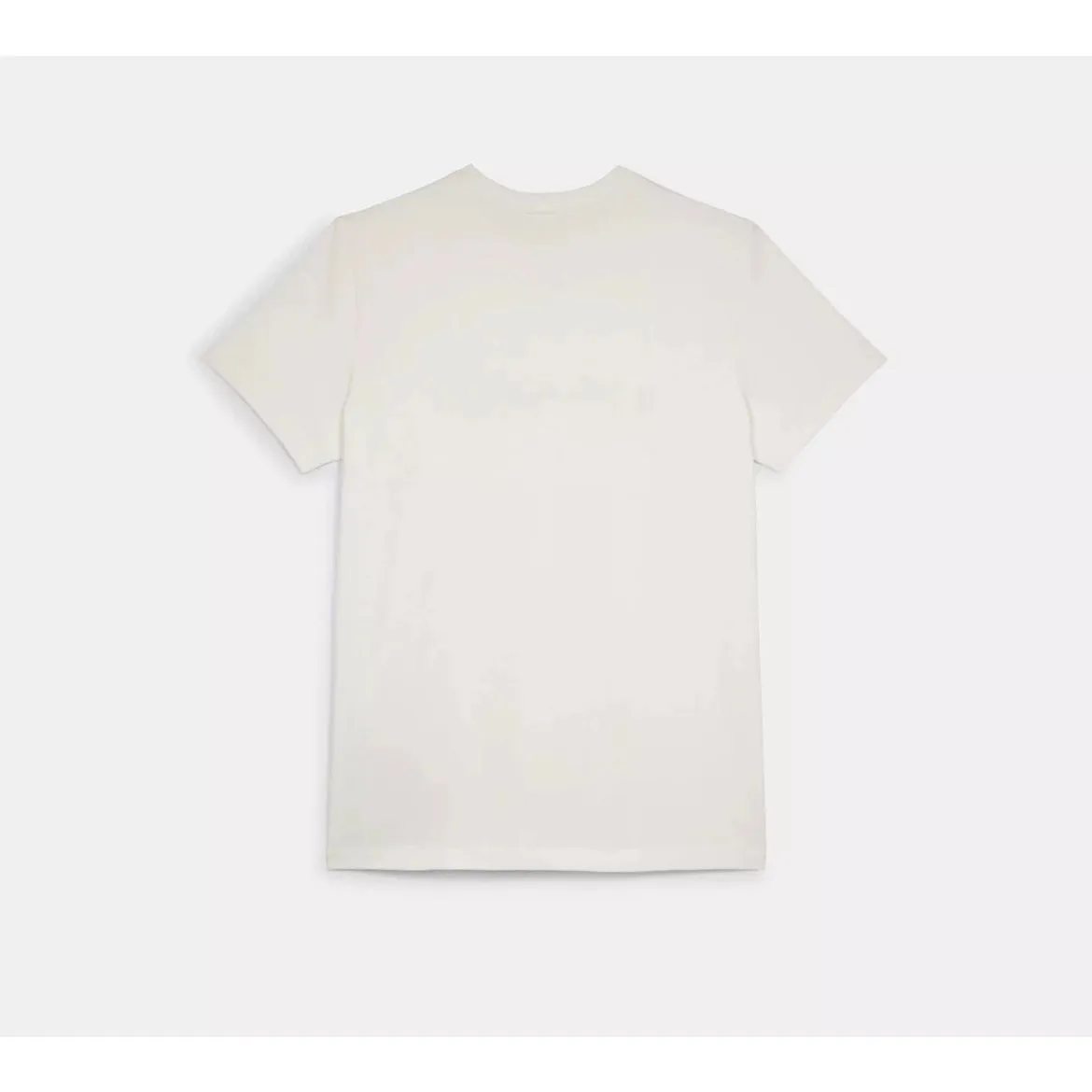 NWT Coach Signature T-Shirt In Organic Cotton White Black Spellout Top - Image 2