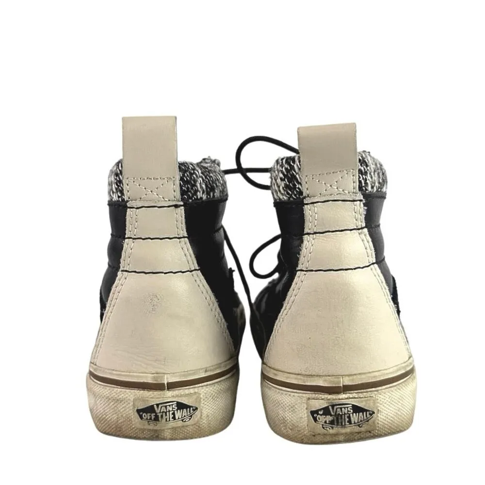 Vans SKATE SK8 Unisex Black White High Top Lace Up Sneakers Shoes Size M-5 F-6.5 - Image 3