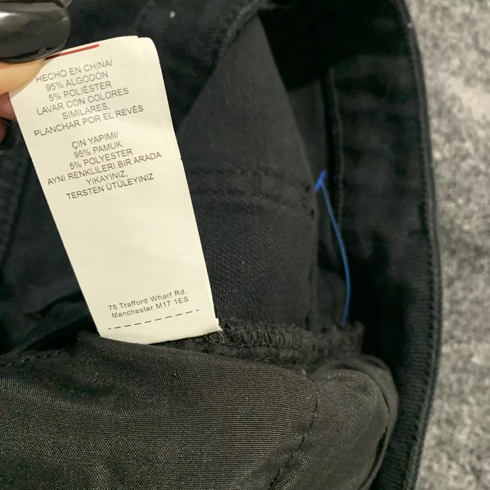 Missguided denim mini skirt black size 4 - Image 7