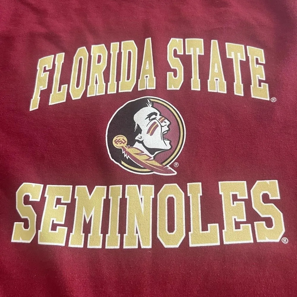 Florida State Seminoles Sweatshirt size Small Red - Image 10