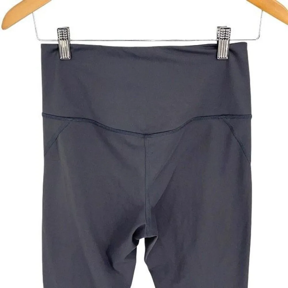 Girlfriend Collective Compressive High-Rise Legging Wide Elastic Waistband Gray - Image 6