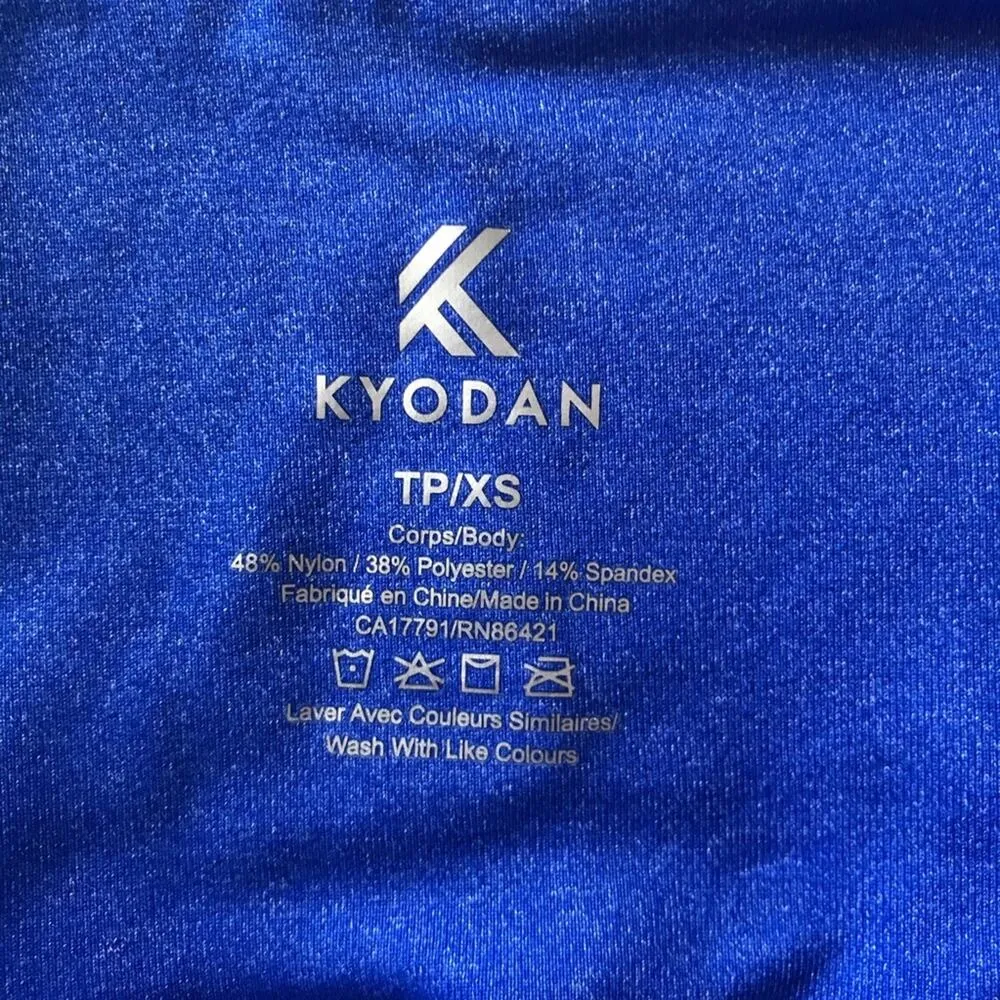 Kyodan Active Leggings In Cobalt Blue Size XS - Image 3