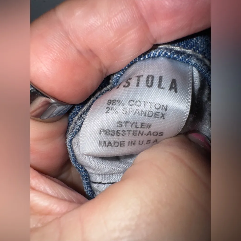 Pistola Raw Hem Straight Leg Jeans‎ Size 27 - Image 4