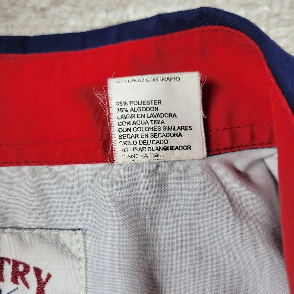 VTG Country Charmers Stars Western Shirt Womens M Pearl Snaps Patriotic Cowboy Blue Size M - Image 5