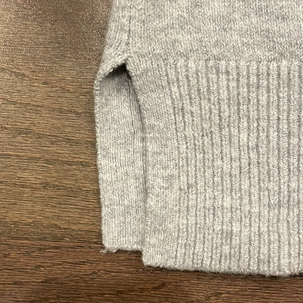 LOFT Grey Sweater Hoodie - Size XS - Image 6