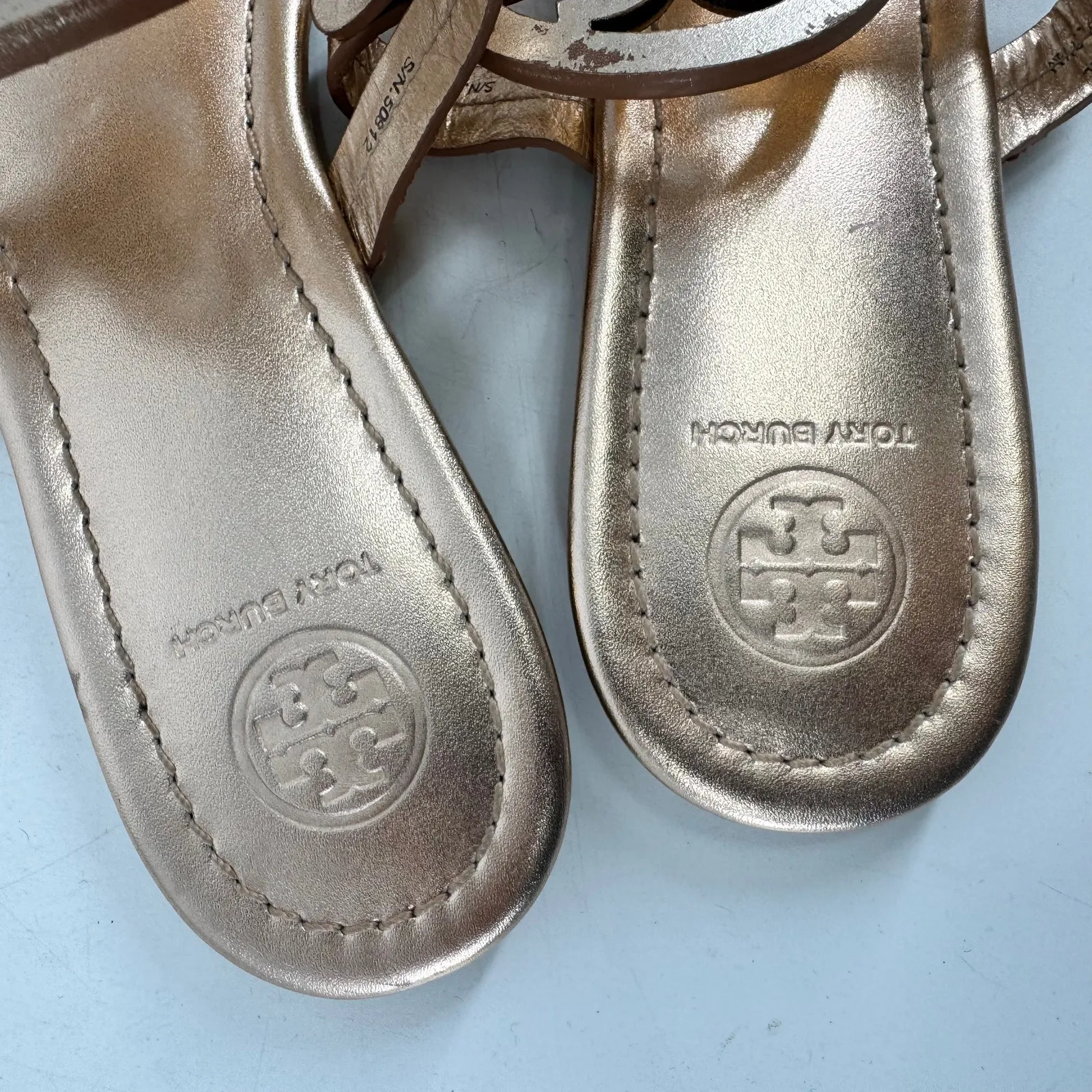 Tory Burch MILLER METALLIC SANDAL in Rose Gold - Image 7