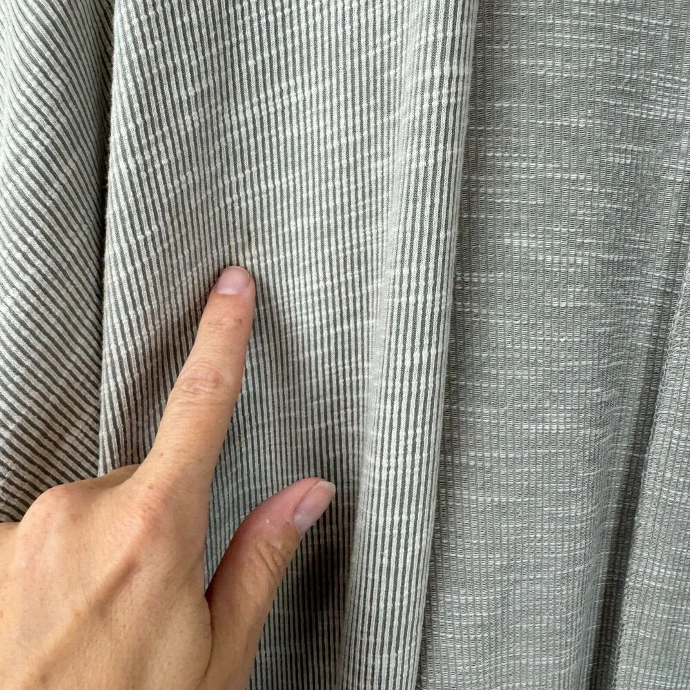 Donni Womens Antrophologie Sweater Open Front Ribbed Cardigan One Size Plus Gray Size L - Image 3