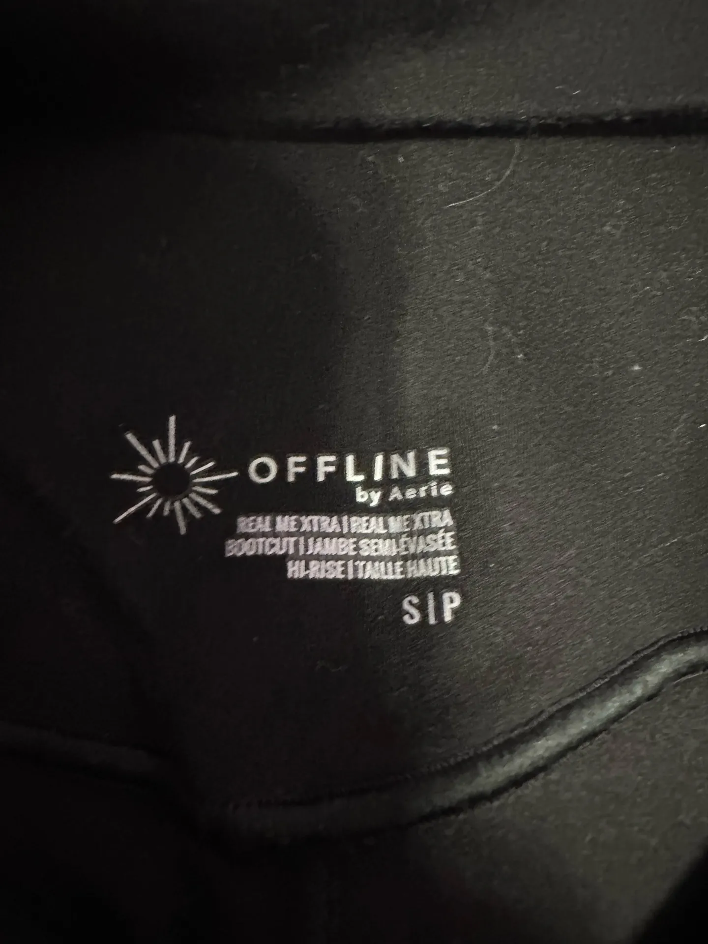 Aerie Black Bootcut Leggings - Image 2