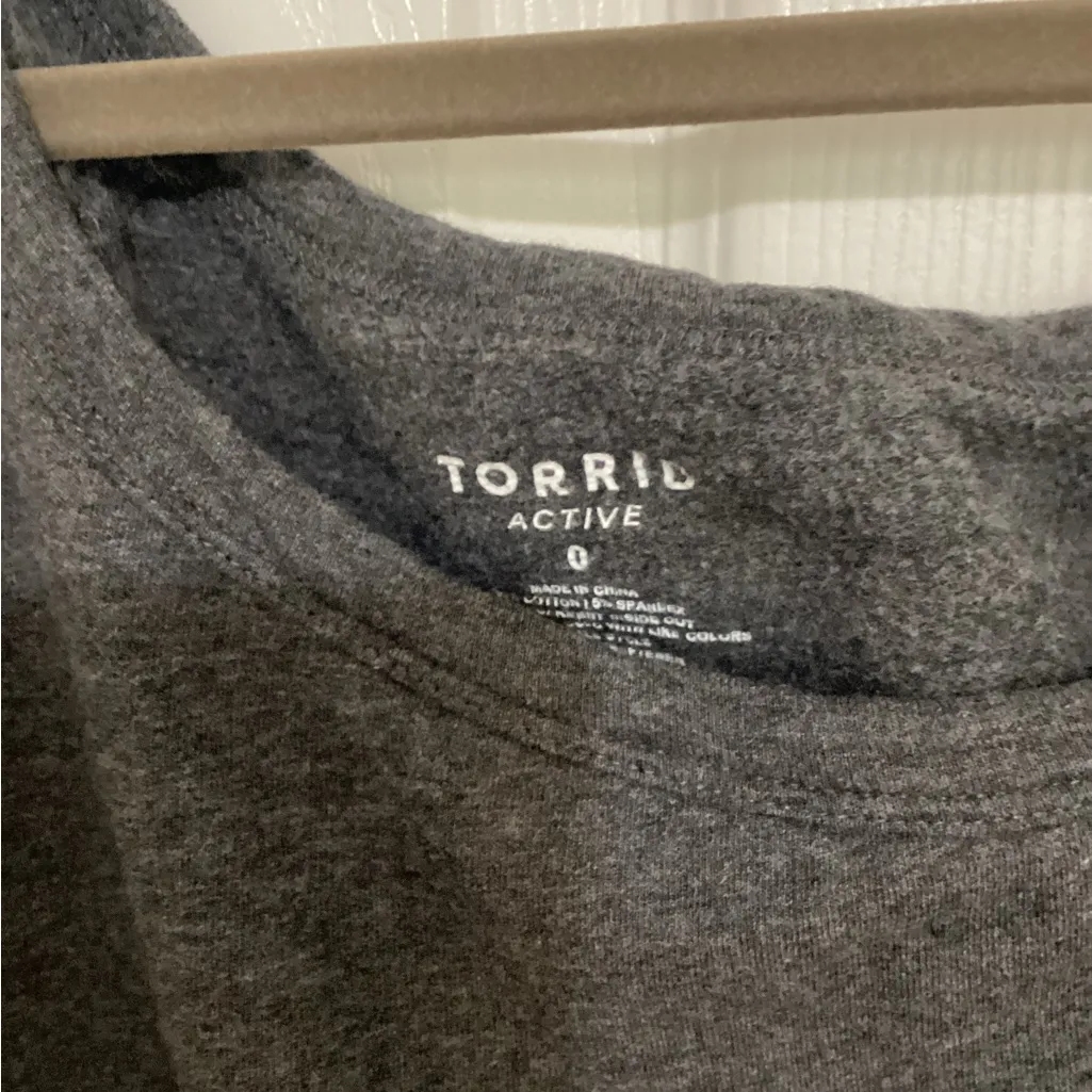 Torrid Active Charcoal Heather Top - Image 4