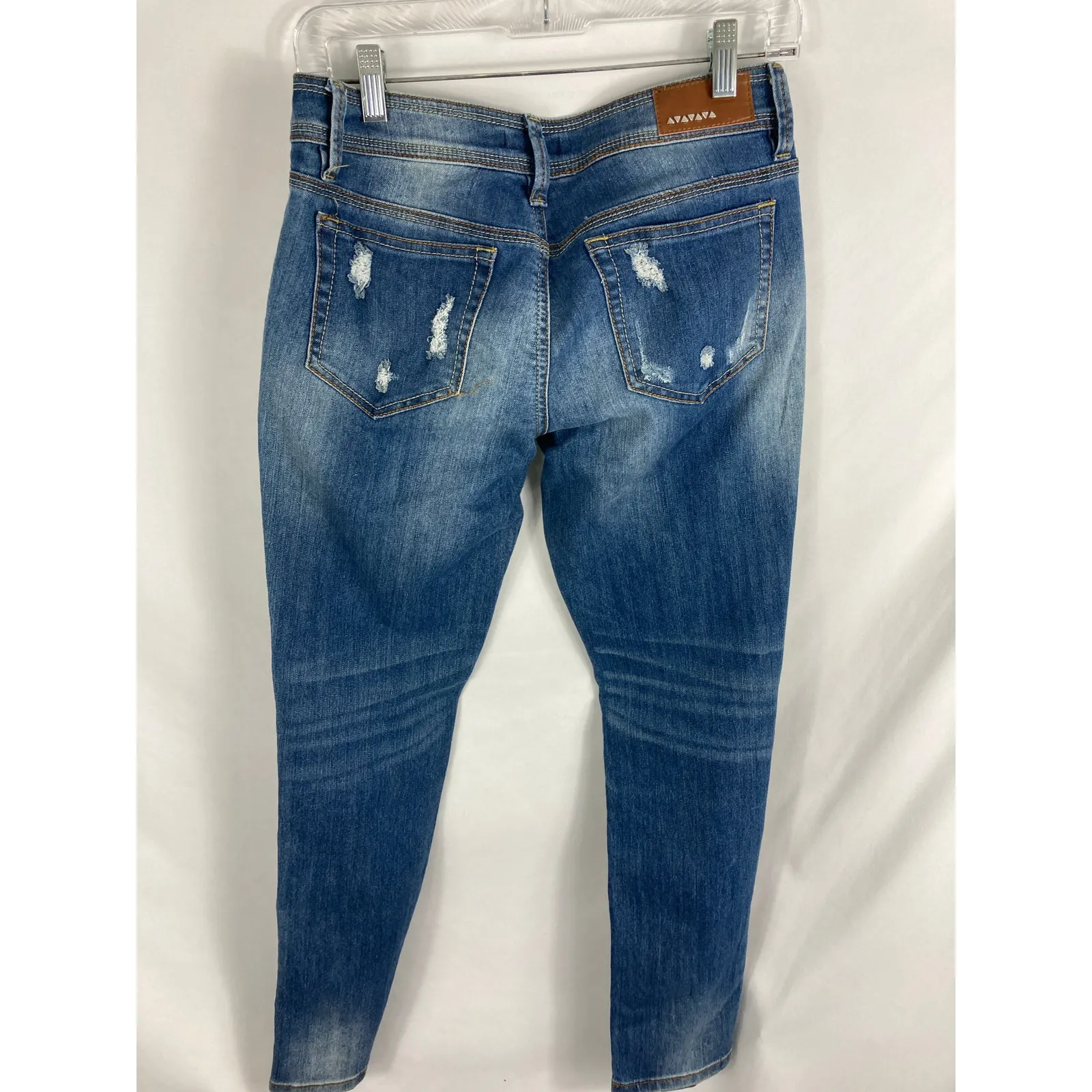 Dollhouse Jeans Charley Distressed Skinny Jean Size 5 - Image 4