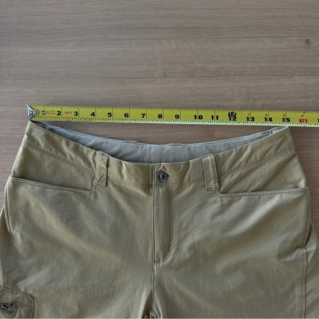 Patagonia Rock Guide Shorts Womens 8 Khaki Cargo Bermuda Hiking Gorpcore - Image 6