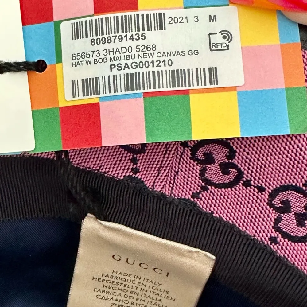 Gucci GG Supreme Fedora Bucket Hat - Image 10