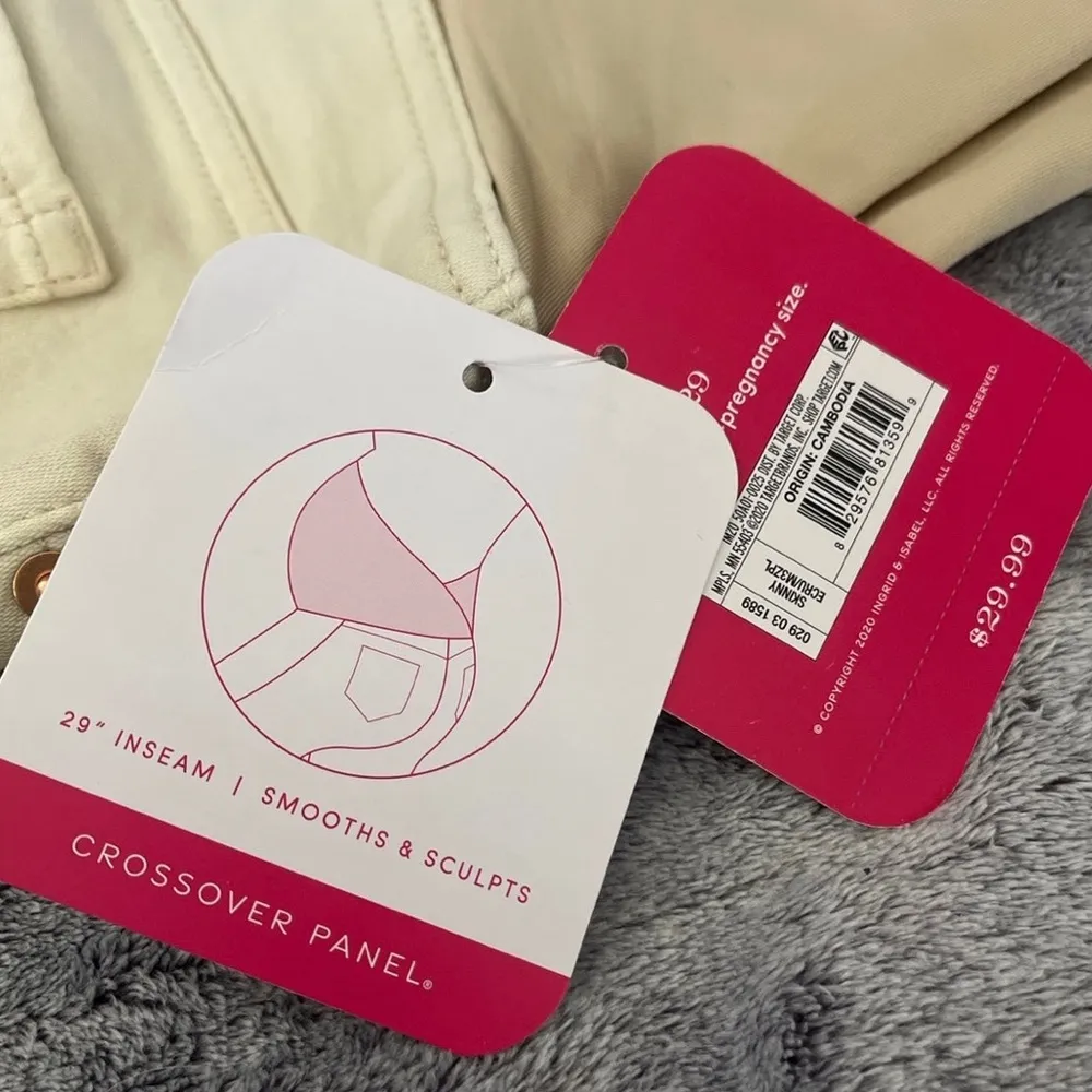 Ingrid & Isabel Skinny Maternity Jeans Size 8 - Image 3