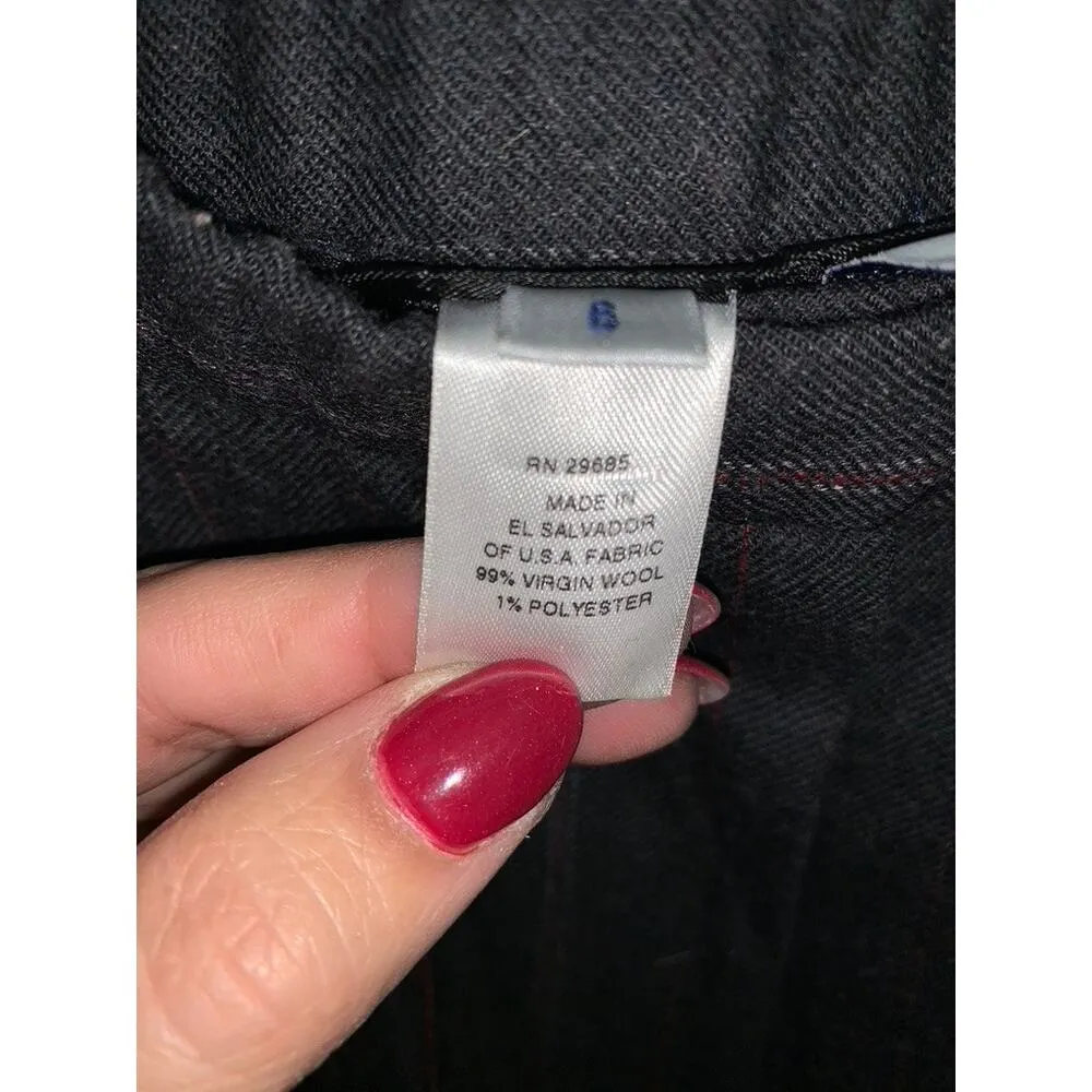 Pendleton Women's Gray Pinstripe Wool-Blend Dress Pants Size 6‎ - Image 4