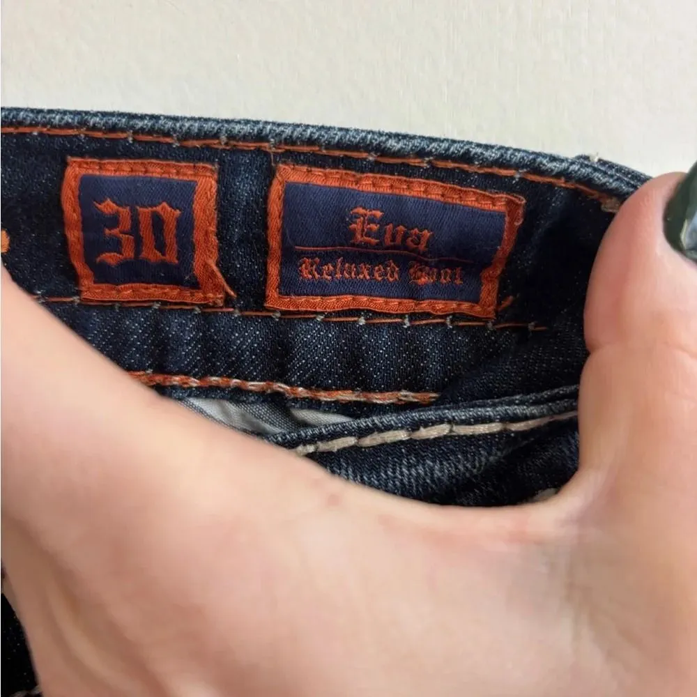 Rock Revival Y2K Eva Relaxed Bootcut Jeans 30 vintage‎ layered grunge - Image 3