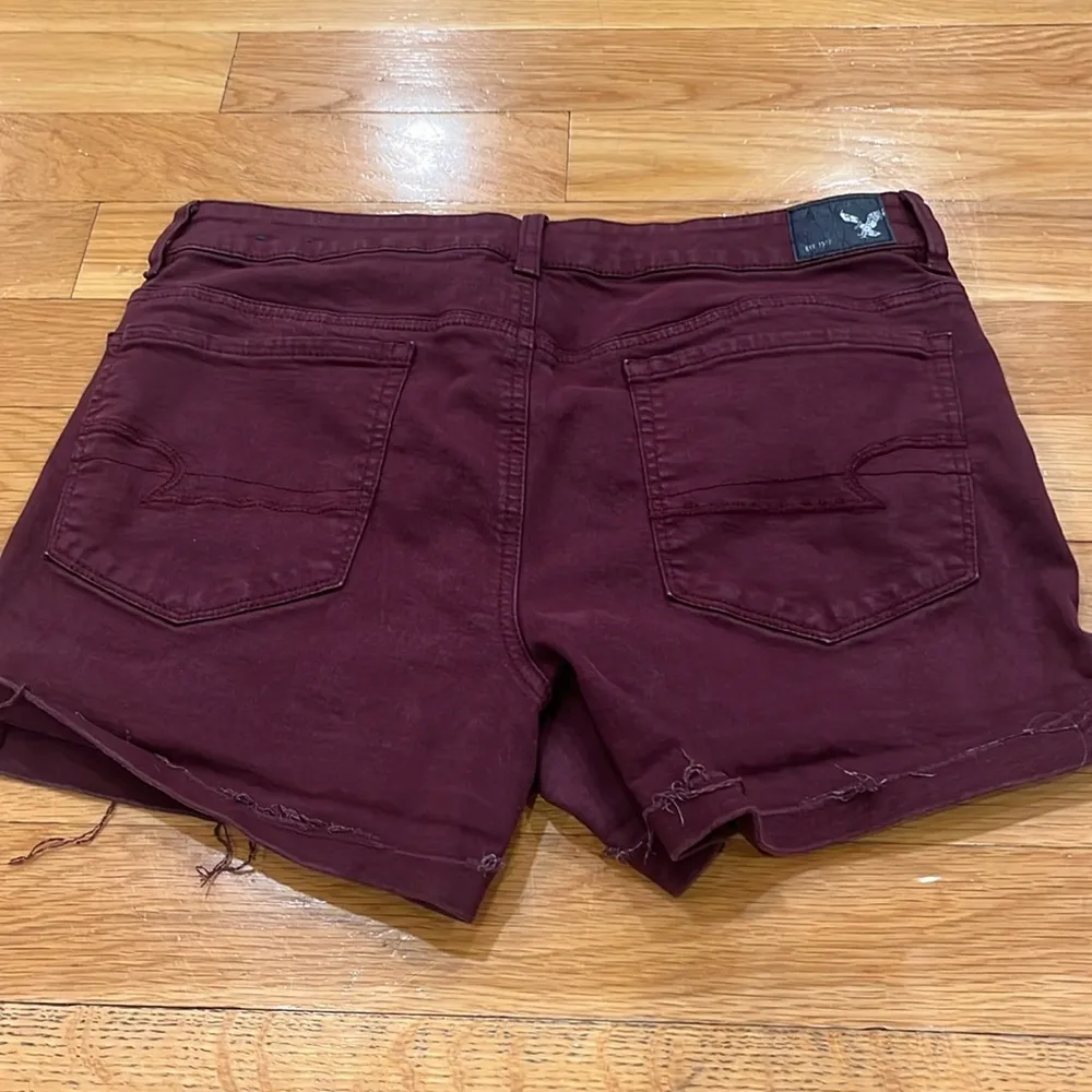 American Eagle outfitters hi-rise shortie denim shorts size 14. - Image 5