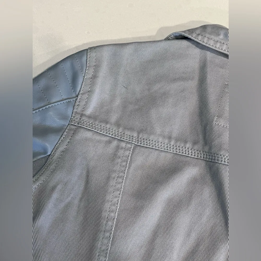 Bcbgmaxazria‎ Womens Jean jacket Moto style Size XS - Image 9