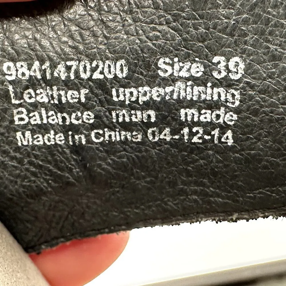 Dansko Sophie Sandals Leather Wedge Dual Strap Rocker Dri-Lex Metallic Black 8 - Image 6