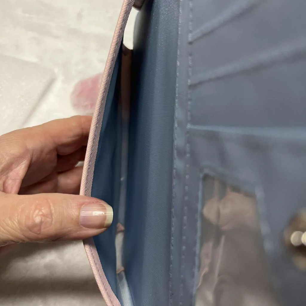 Bioworld X Nintendo Kirby All Over Print Pink Chain Tech Zip Wallet Wristlet - Image 8