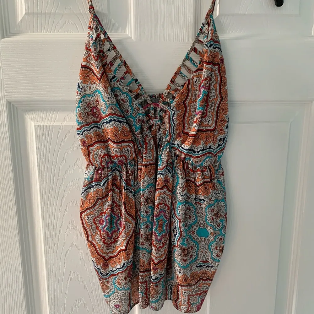 3/$22🌞 Charlotte Russe Tribal Print Tank Top - Image 2