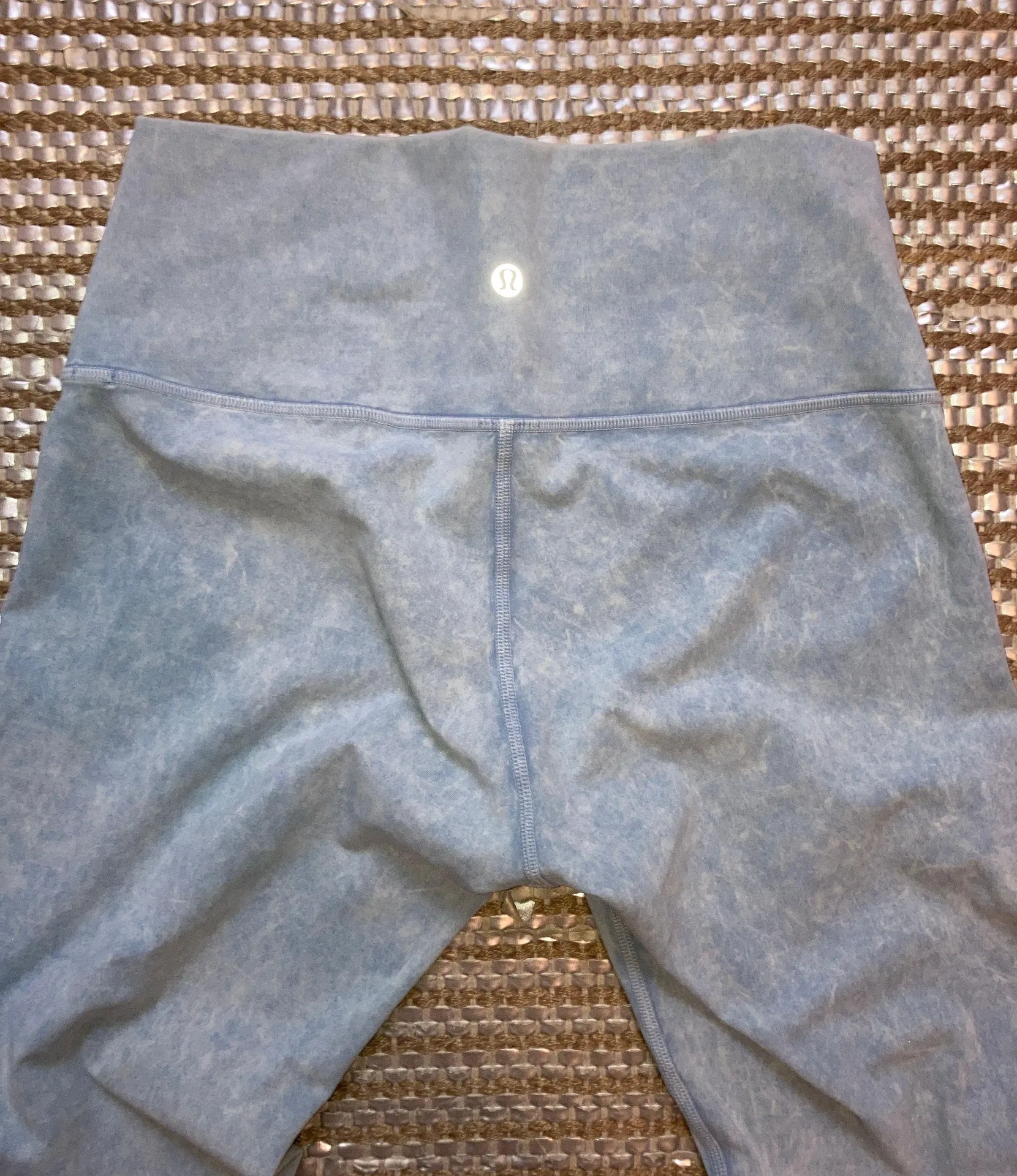 Lululemon Blue Lulu Leggings - Image 3