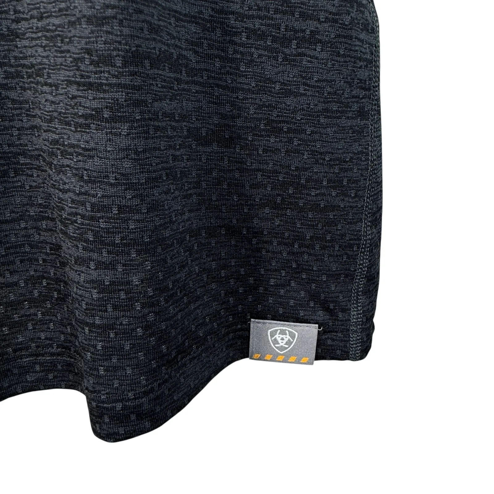 Ariat Rebar Small Revolt T-Shirt Top Short Sleeve V-Neck Stretch Pocket Womens - Image 3