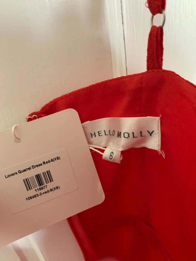 Hello Molly Red Dress - Image 4