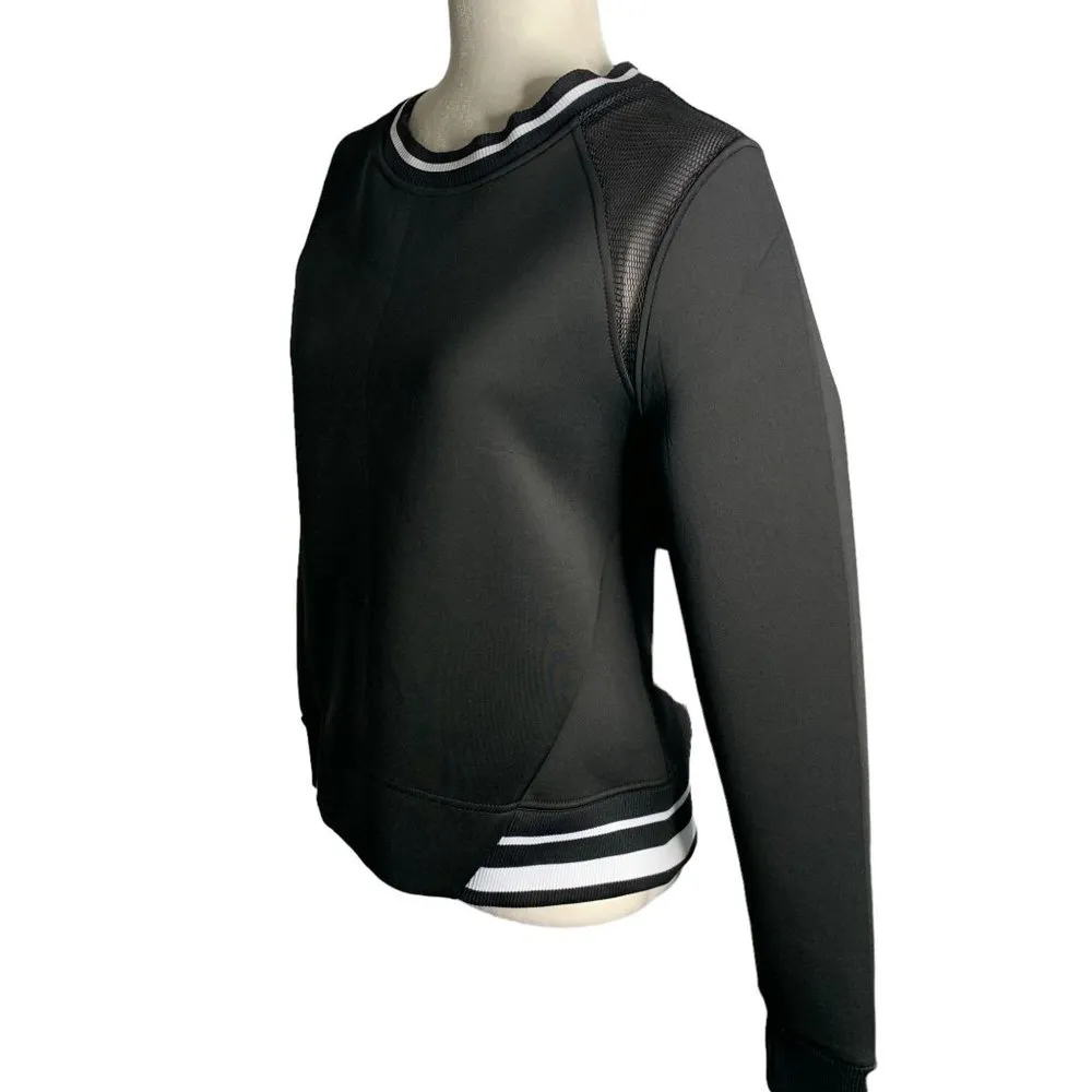 CC California Neoprene Scuba Pullover M Black Long Sleeve Sweatshirt Crewneck - Image 6
