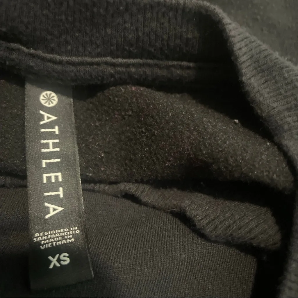 Athleta Black Crew Neck Sweater - Image 2