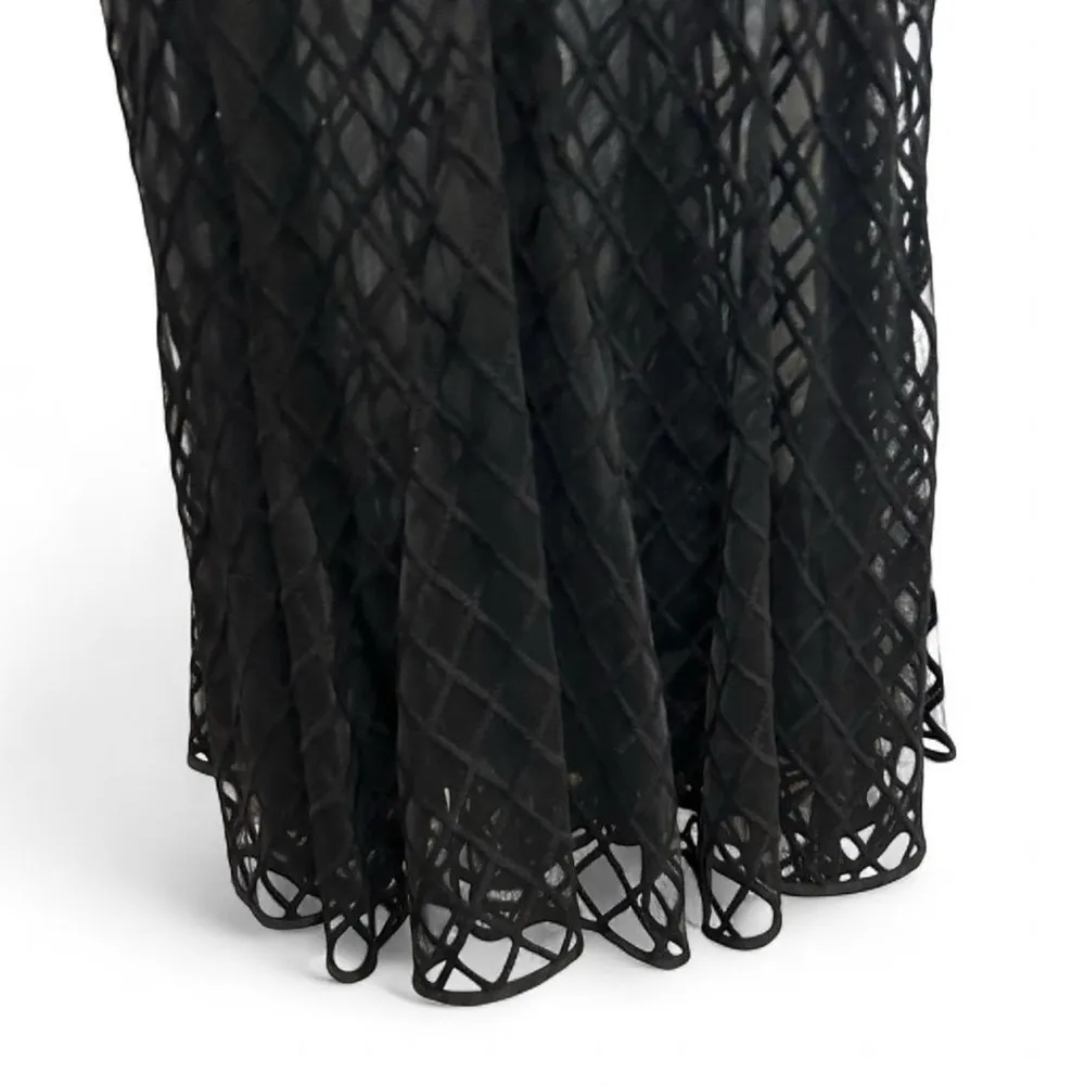 Free People Graphic Goddess Embroidered Maxi Slip Dress | Black | Sz S/M - Image 6