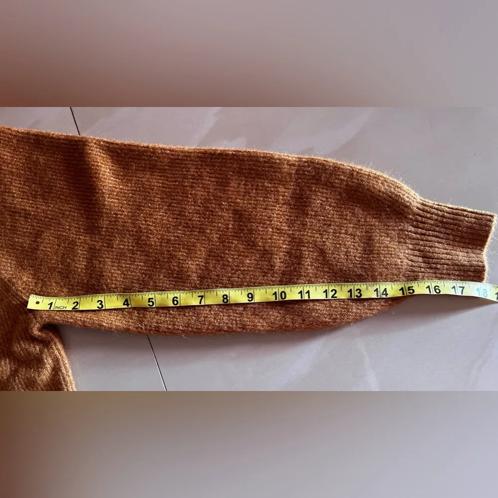 Gap crew  neck sweater GAP Sweater Unisex Size L RN 54023 Retro Knitting Brown - Image 10