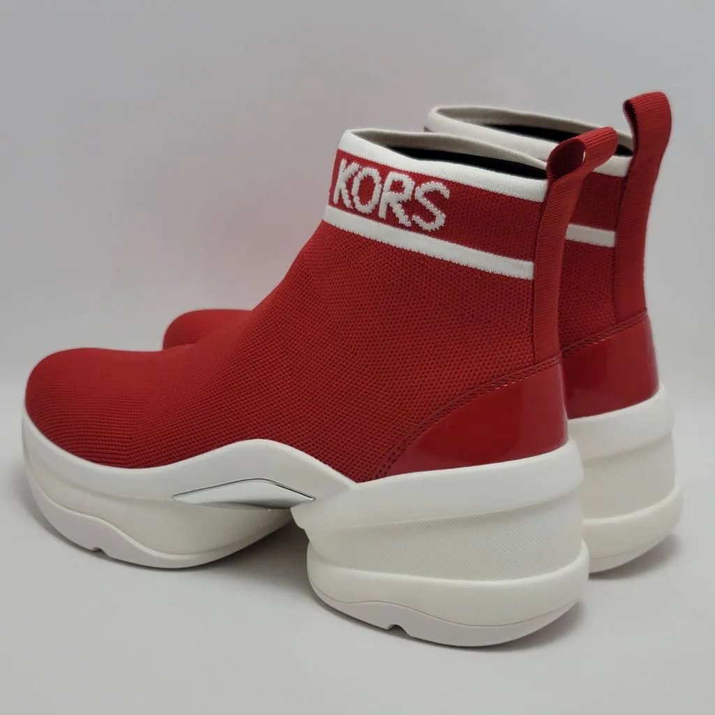 Michael Kors Olympia Stretch knit Ankle Socks Bootie Sneakers Chunky Sole Sz 9M - Image 13