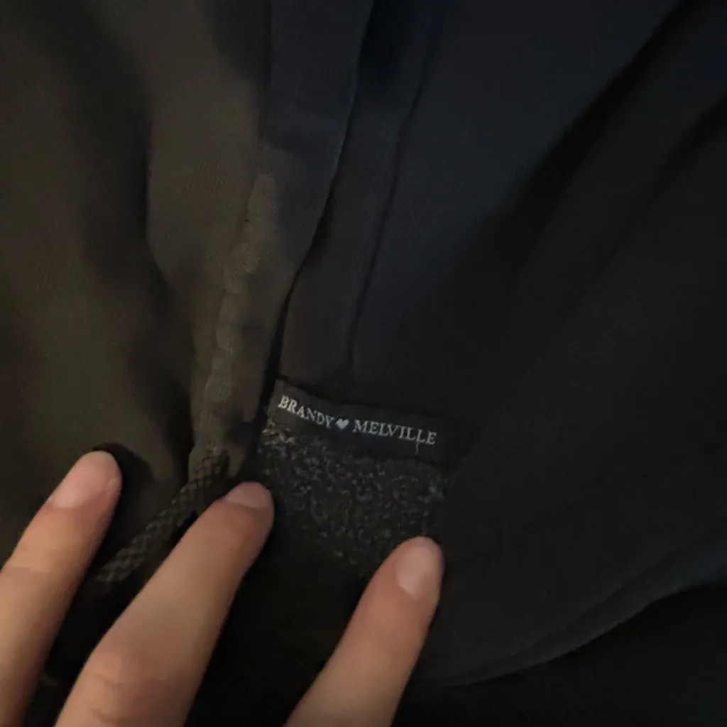 Brandy Melville Black Butterfly Oversized Sweatshirt - Image 8