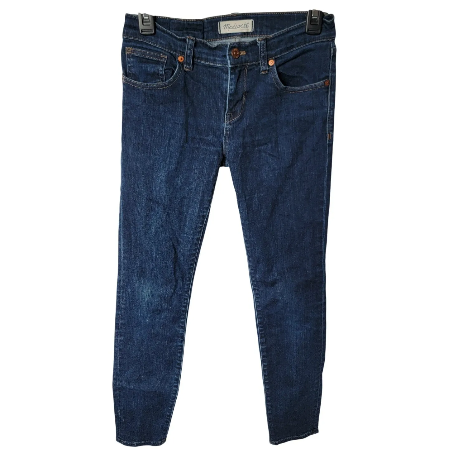 Madewell Skinny Skinny Jeans 26 Quincy Dark Wash Low Rise Ankle EUC - Image 2