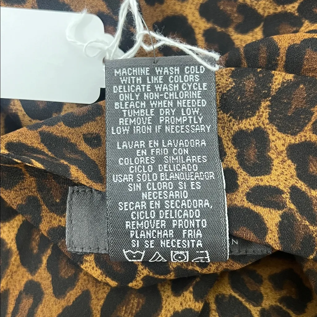 George Me Women’s Brown and Black Cheetah Print Skirt - Image 4