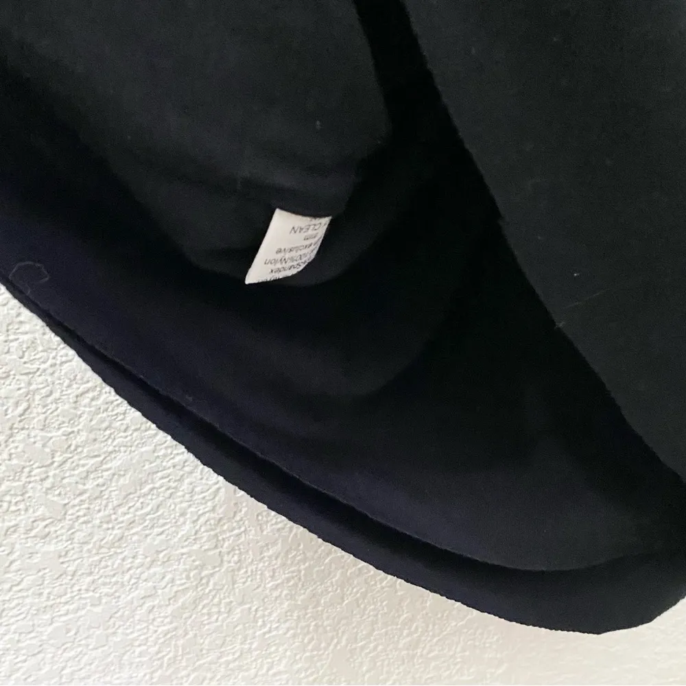 BAILEY 44 Black High Neck Chunky Chain Embellished Nude Mesh Midi Dress Size L - Image 12