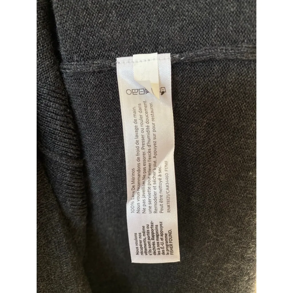 Eileen Fisher 100% Merino Wool Tunic Dress Quiet Luxury L - Image 5