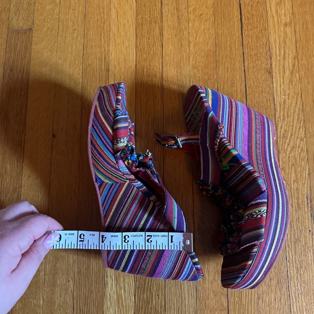 Blowfish Malibu Belize Blanket Wedges, Size 9 - Image 3