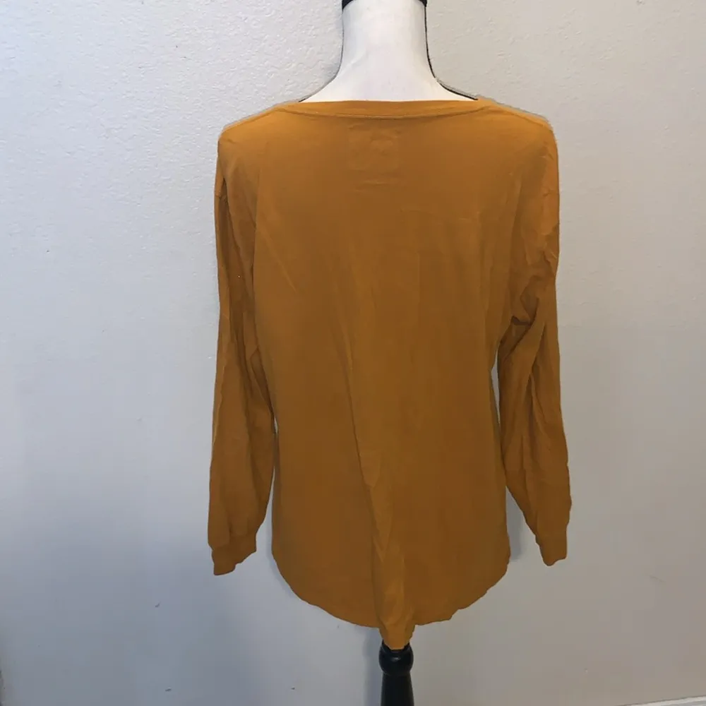 Wrangler Western Yellowstone Mountain Dutton Ranch Bull Skull Long Sleeve Top - Image 7