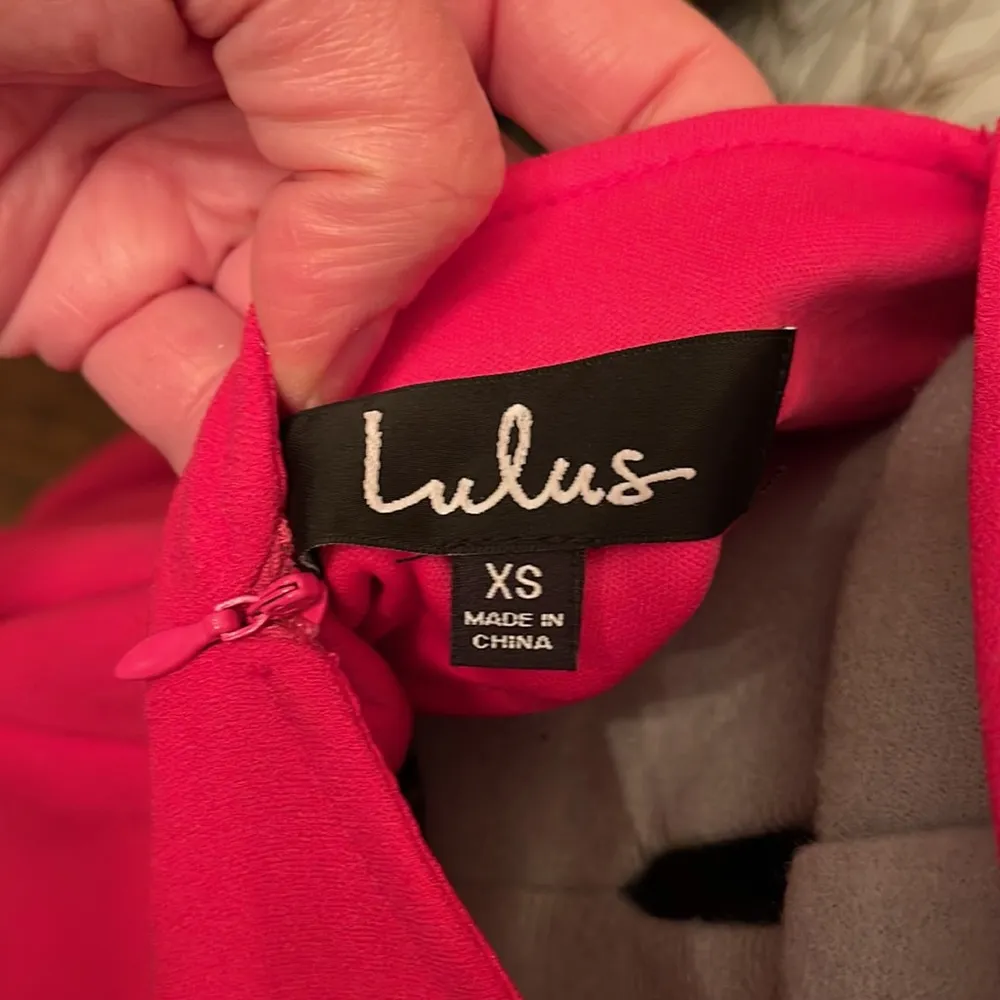 🖤Lulus Pink Strappy Back Backless Skater Dress, XS - Image 5