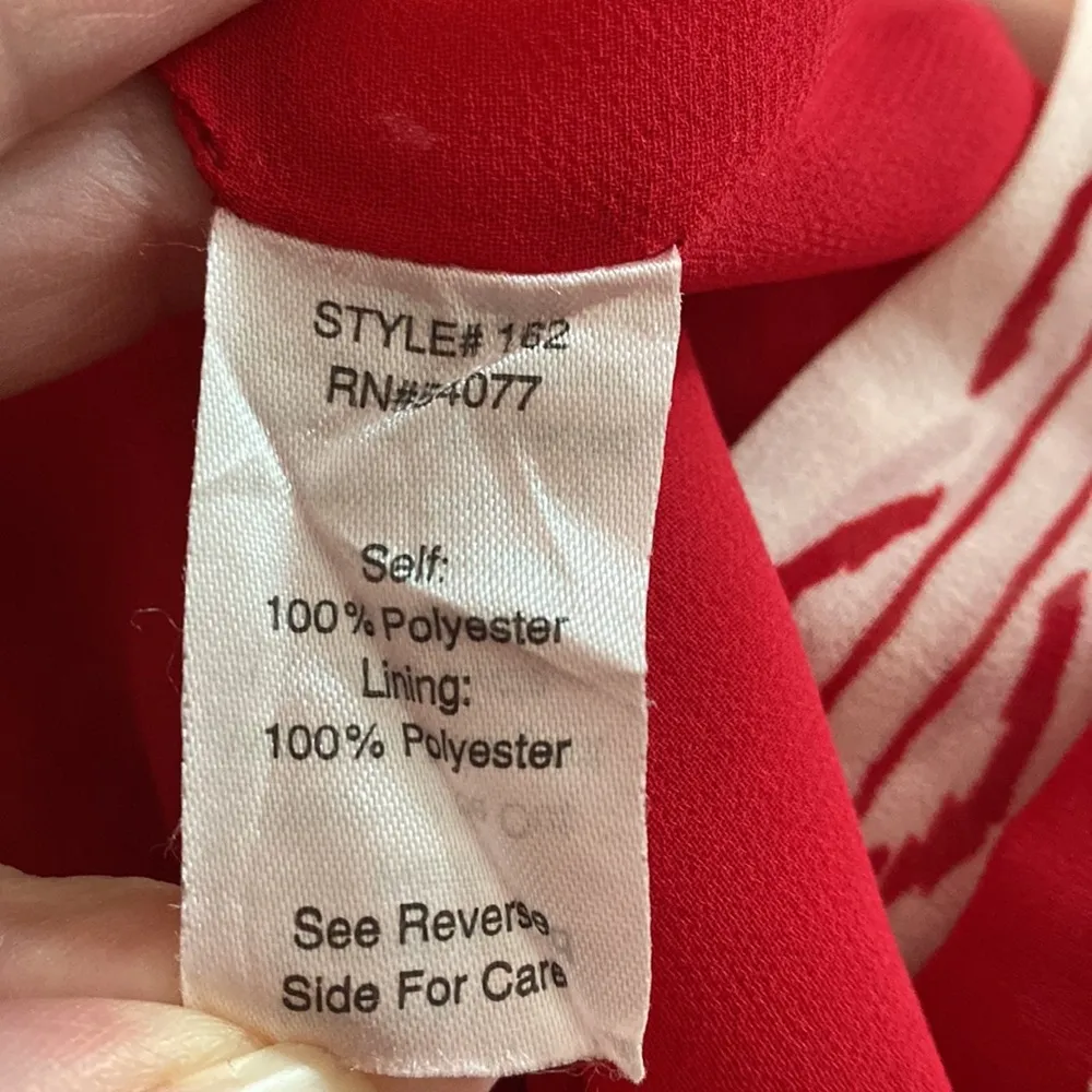 CAbi #162 Red Heart‎ of Township Cami Floral Patterned Top XS - Image 5