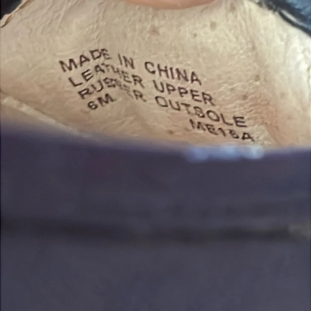 Michael Kors Fulton Leather Ballet Flats Size 6 Blue - Image 6