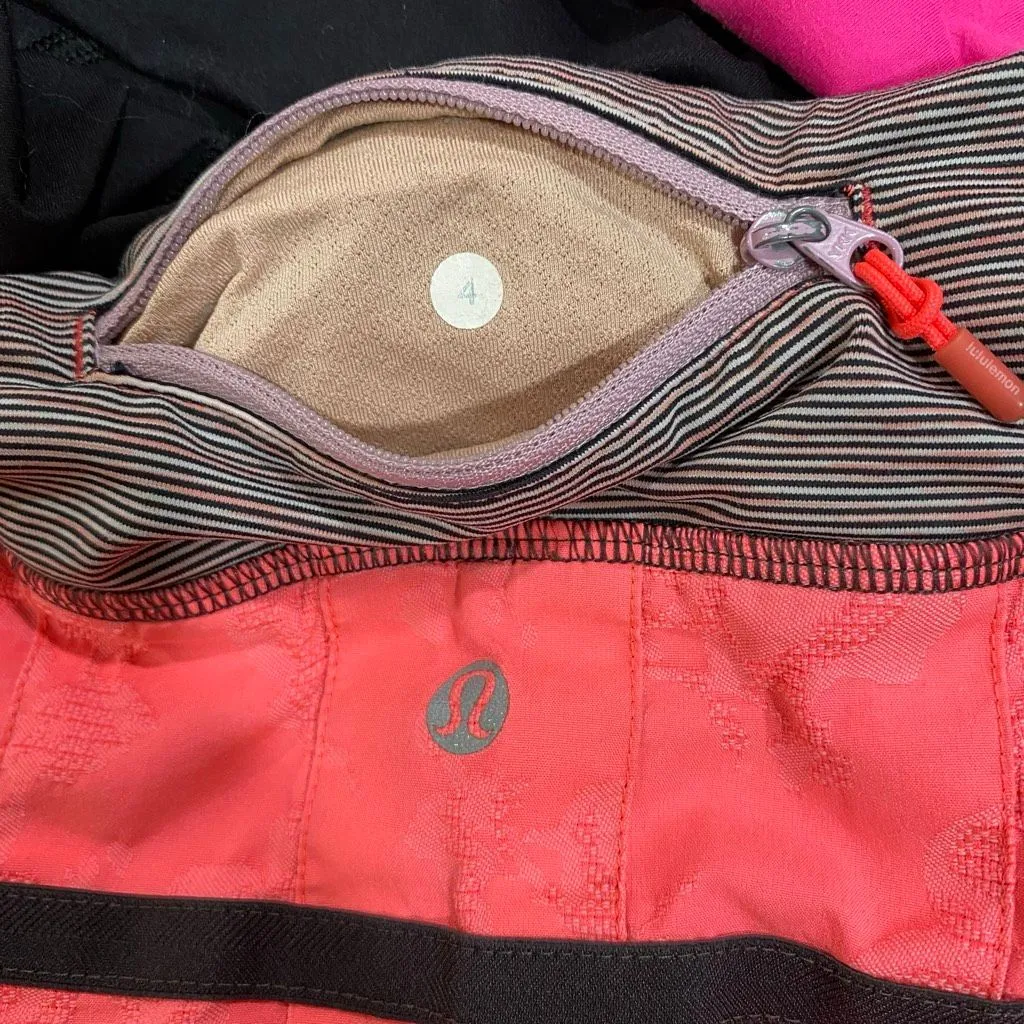 Lululemon Coral Pink Pleated Athletic Skort Women’s Size 4 Tennis Running - Image 3